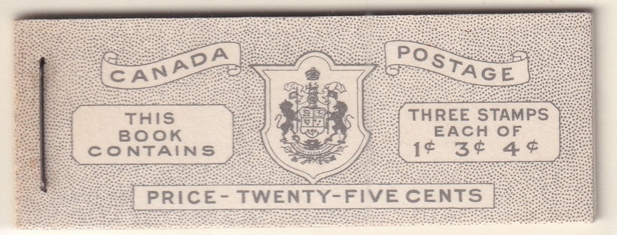 Canada 1951 Sc BK44 booklet MNH** English