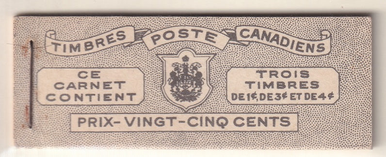 Canada 1943 Sc BK38a booklet MNH** French