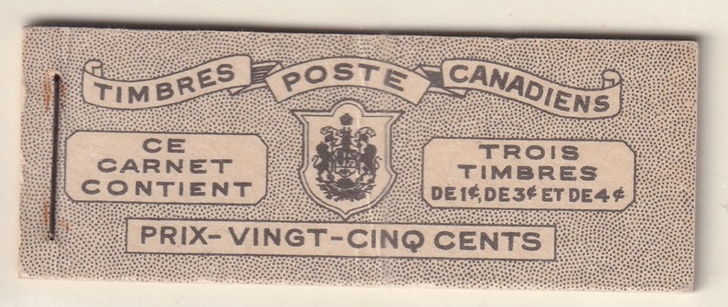 Canada 1943 Sc BK38a booklet MNH** French