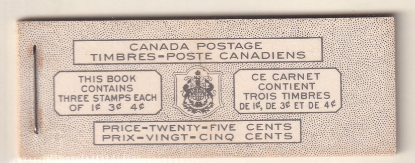 Canada 1953 Sc BK47 booklet MNH** Bilingual