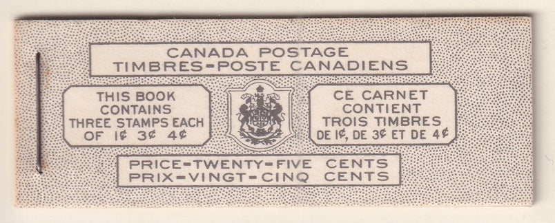 Canada 1953 Sc BK47 booklet MNH** Bilingual