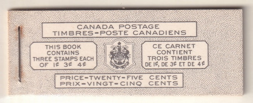 Canada 1953 Sc BK47 booklet MNH** Bilingual