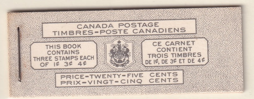 Canada 1953 Sc BK47 booklet MNH** Bilingual