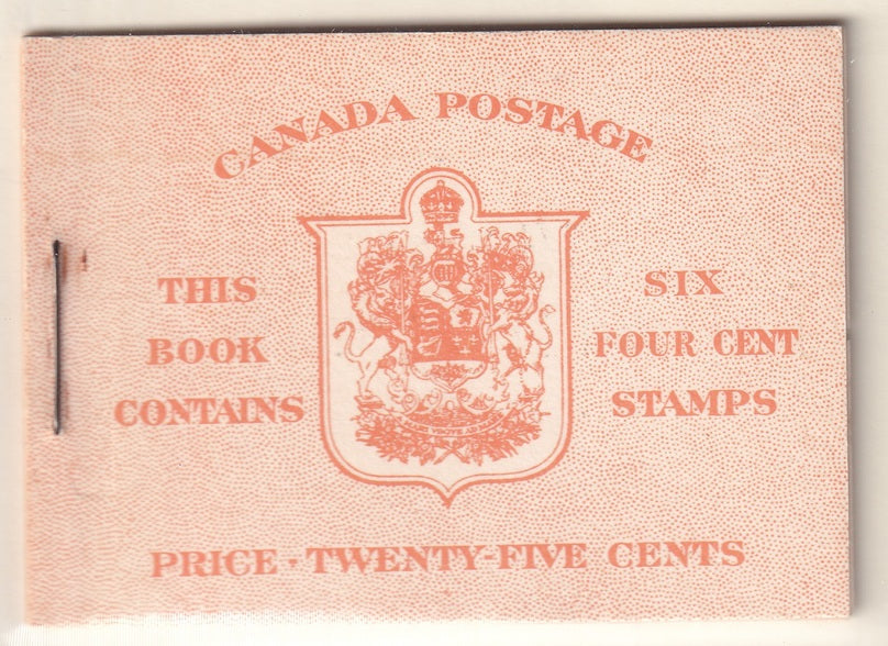 Canada 1951 Sc BK42a booklet MNH** English