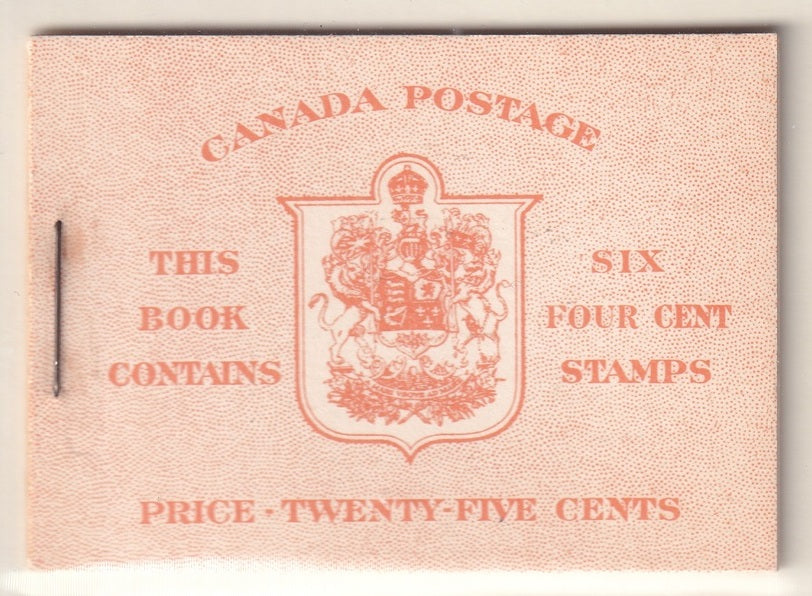Canada 1951 Sc BK42a booklet MNH** English
