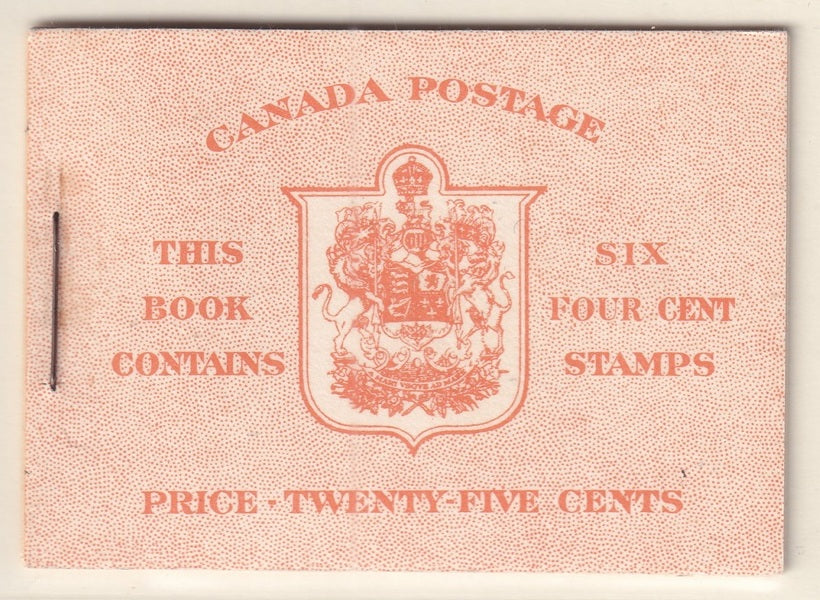 Canada 1951 Sc BK42a booklet MNH** English
