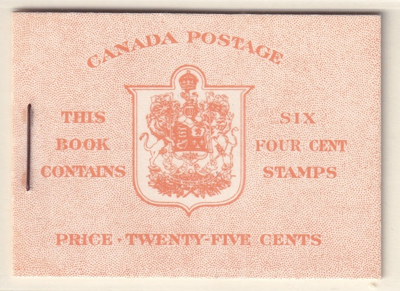 Canada 1951 Sc BK42a booklet MNH** English
