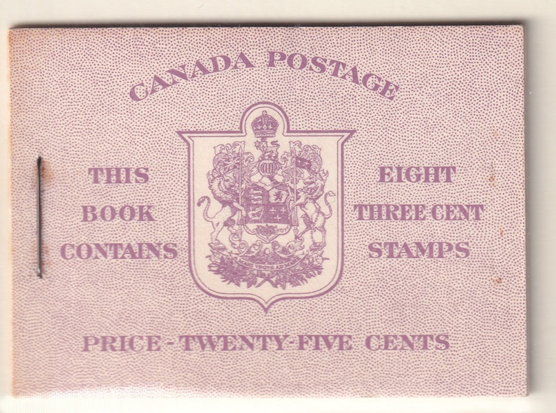 Canada 1950 Sc BK40b booklet MNH** English