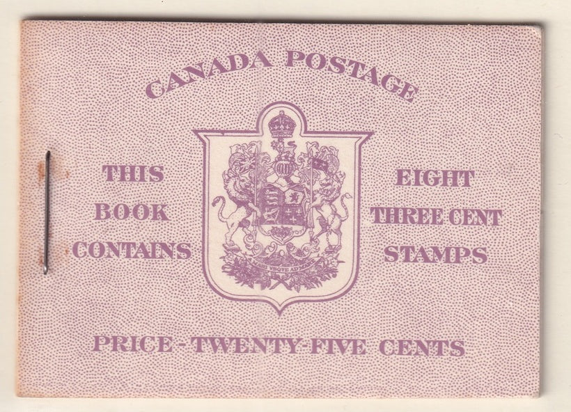 Canada 1950 Sc BK40b booklet MNH** English