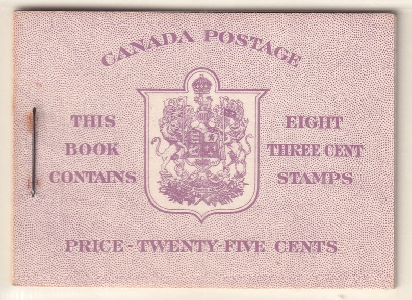 Canada 1950 Sc BK40b booklet MNH** English