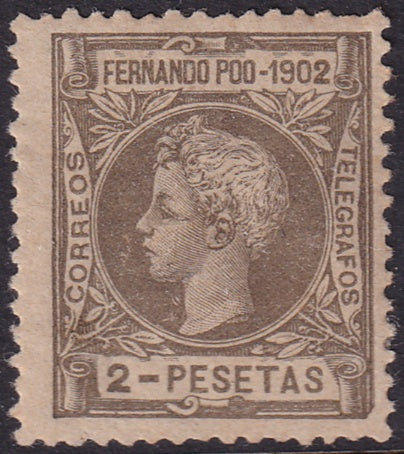 Fernando Po 1902 Sc 110 MH* heavy hinge