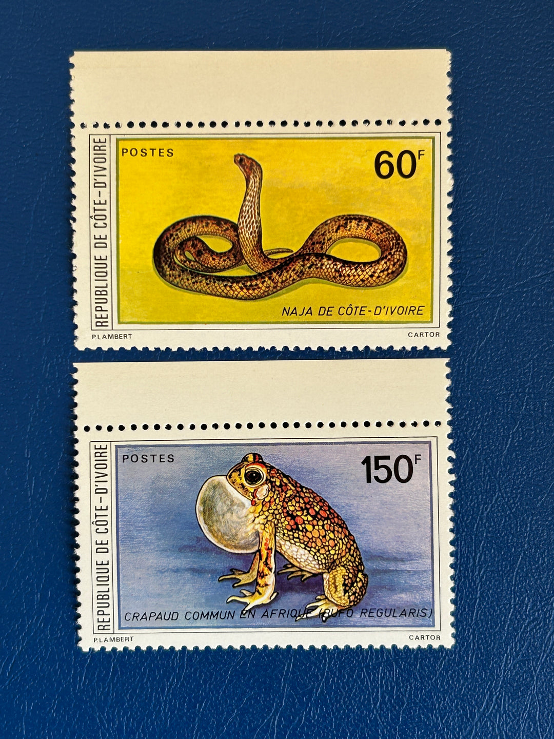 Ivory Coast - 1980 - Reptiles (fauna)  - MNH**