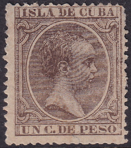 Spanish Antilles 1890 Sc 132 MNG(*) some rough perfs
