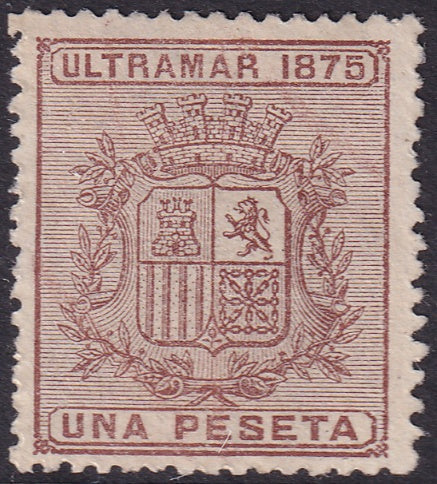 Spanish Antilles 1875 Sc 66 MNG(*)