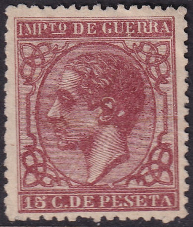 Spain 1877 Sc MR10 war tax MNG(*)