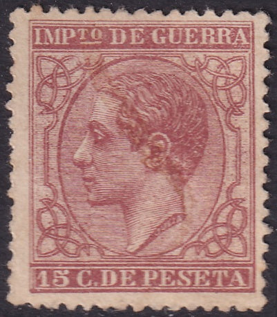 Spain 1877 Sc MR10 war tax MNG(*)