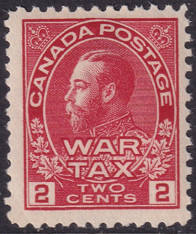 Canada 1915 Sc MR2 war tax MLH*