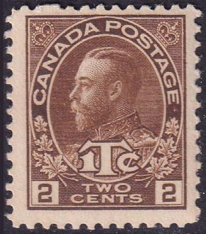 Canada 1916 Sc MR4 war tax MH*