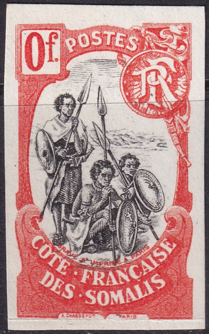 Somali Coast 1903  orange & black colour essay MNG(*)