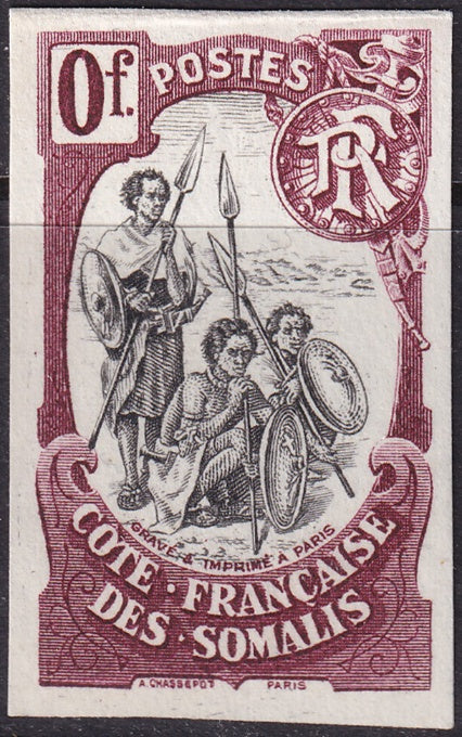 Somali Coast 1903  brown & black colour essay MNG(*)