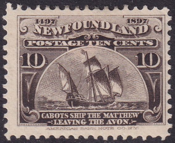 Newfoundland 1897 Sc 68 MH* hinge thin