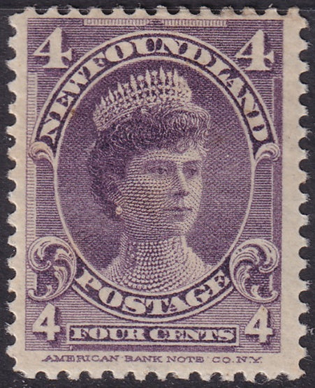 Newfoundland 1901 Sc 84 MH* some disturbed gum