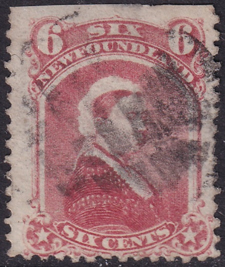 Newfoundland 1870 Sc 35a used top trimmed