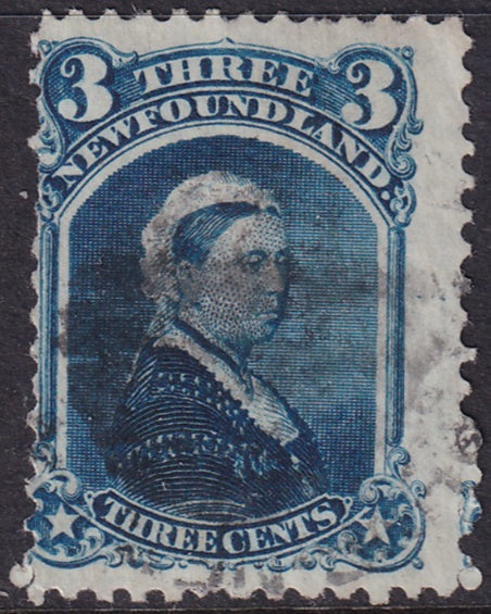 Newfoundland 1873 Sc 34 used damaged perfs