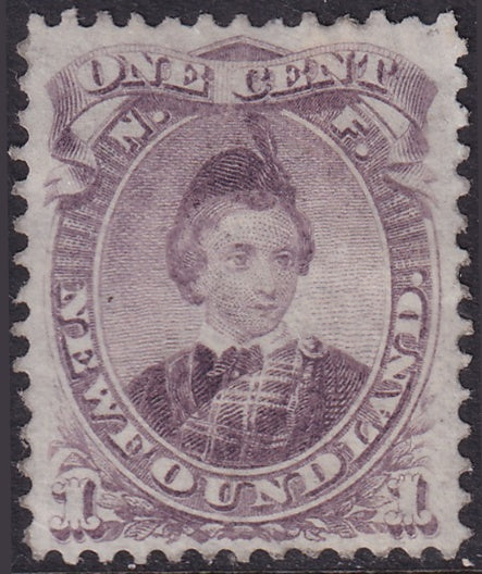Newfoundland 1868 Sc 32 MH* partial gum