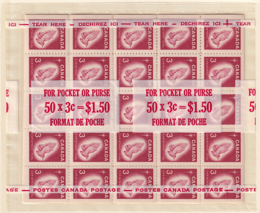 Canada 1966 Sc 451a mini pane in sealed cello paq MNH**