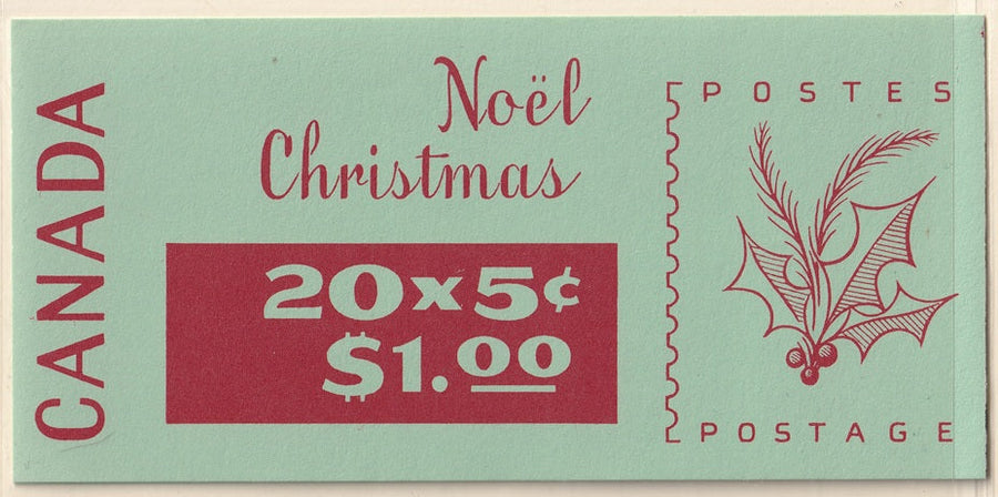 Canada 1968 Sc BK72 booklet MNH** tab on right