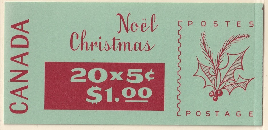 Canada 1968 Sc BK72 booklet MNH** tab on right