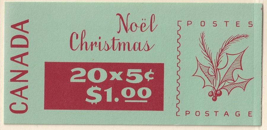 Canada 1968 Sc BK72 booklet MNH** tab on right