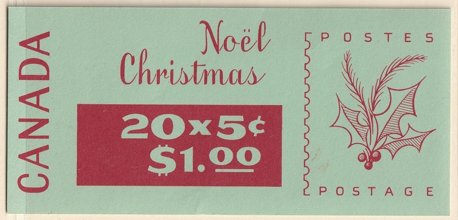 Canada 1968 Sc BK72 booklet MNH** tab on right