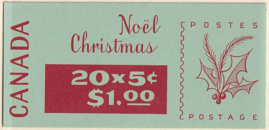 Canada 1968 Sc BK72 booklet MNH** tab on right