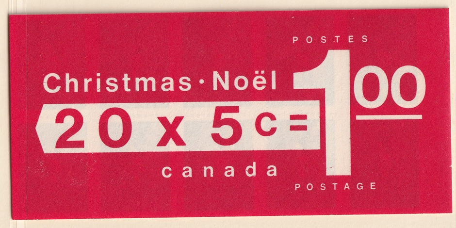 Canada 1969 Sc BK73 booklet MNH** tab on right