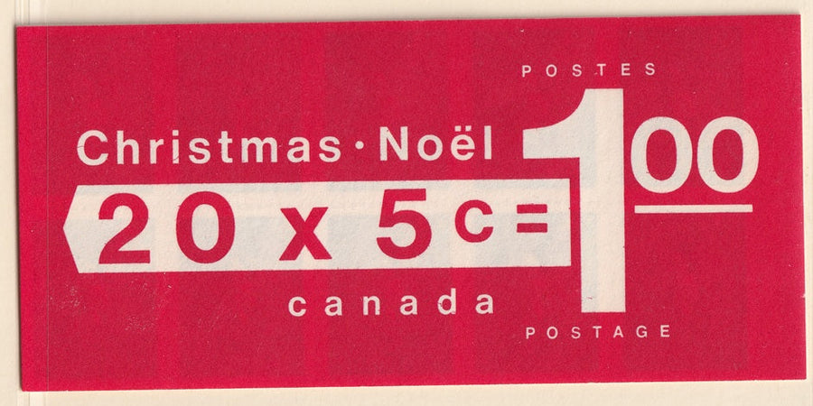 Canada 1969 Sc BK73 booklet MNH** tab on right