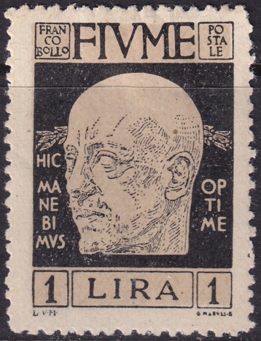 Fiume 1920 Sc 95 MH*
