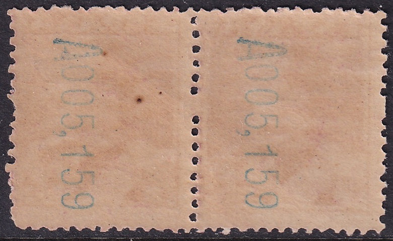 Spain 1925 Sc 343 España Ed 322 pair MNH** missing perf hole