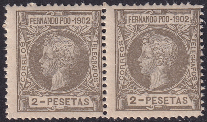 Fernando Po 1902 Sc 110 pair MNH**