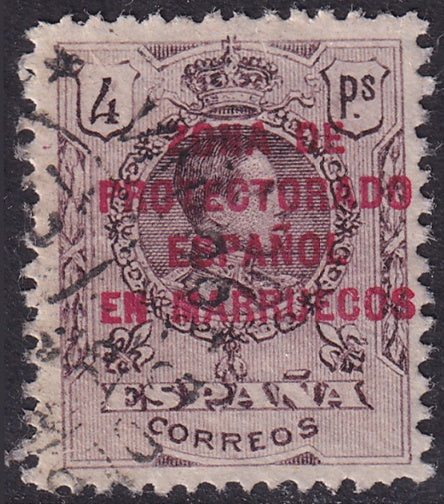 Spanish Morocco 1921 Sc 63 used