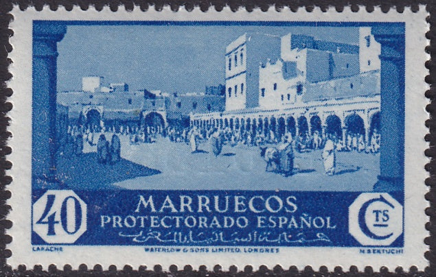 Spanish Morocco 1933 Sc 152 MNH**