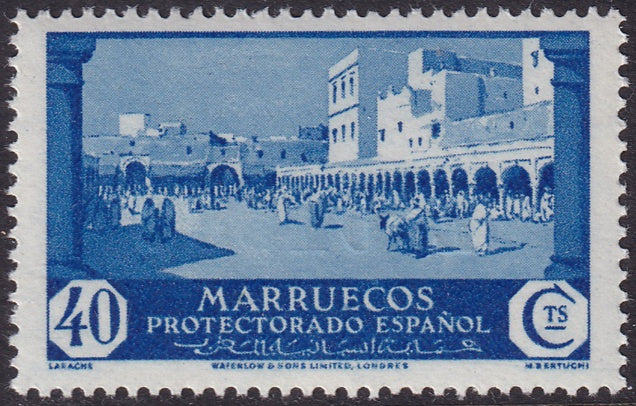 Spanish Morocco 1933 Sc 152 MNH**