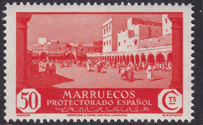 Spanish Morocco 1934 Sc 153 MNH**