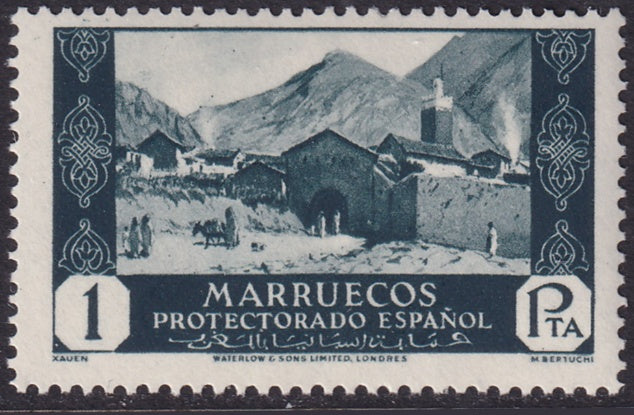 Spanish Morocco 1935 Sc 154 MNH**