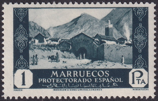 Spanish Morocco 1935 Sc 154 MNH**