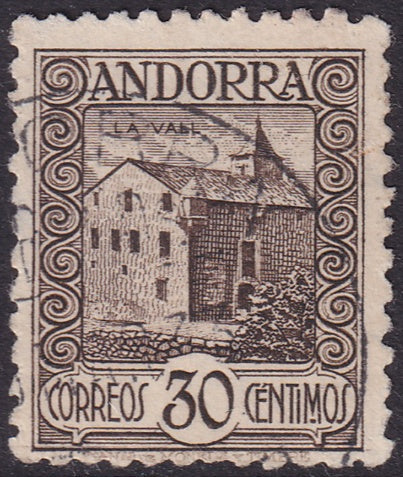 Andorra Spanish 1933 Sc 18a used