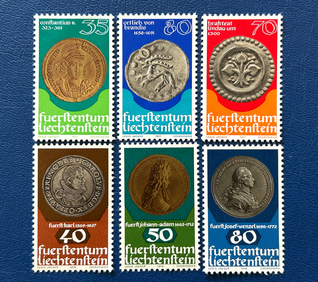 Liechtenstein - 1977/78 - Coins  - MNH**