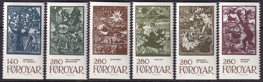 Faroe Islands 1984 Sc 115-20 set MNH**