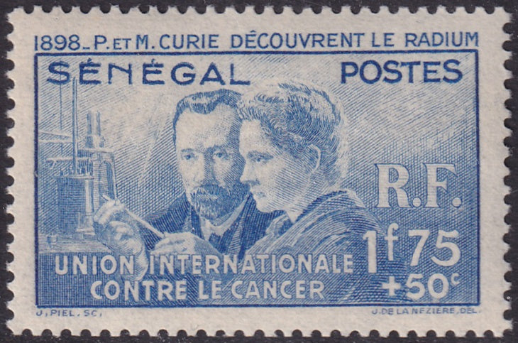 Senegal 1938 Sc B3 MNH** horizontal crease